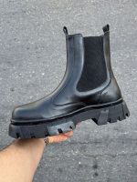 بوت مردانه مدل برشکا بی بند دو بر کش طرح مهربان-کد 1723 - Image 3